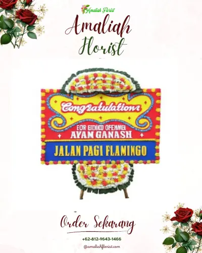 Bunga Papan Congratulation di 2 Ilir